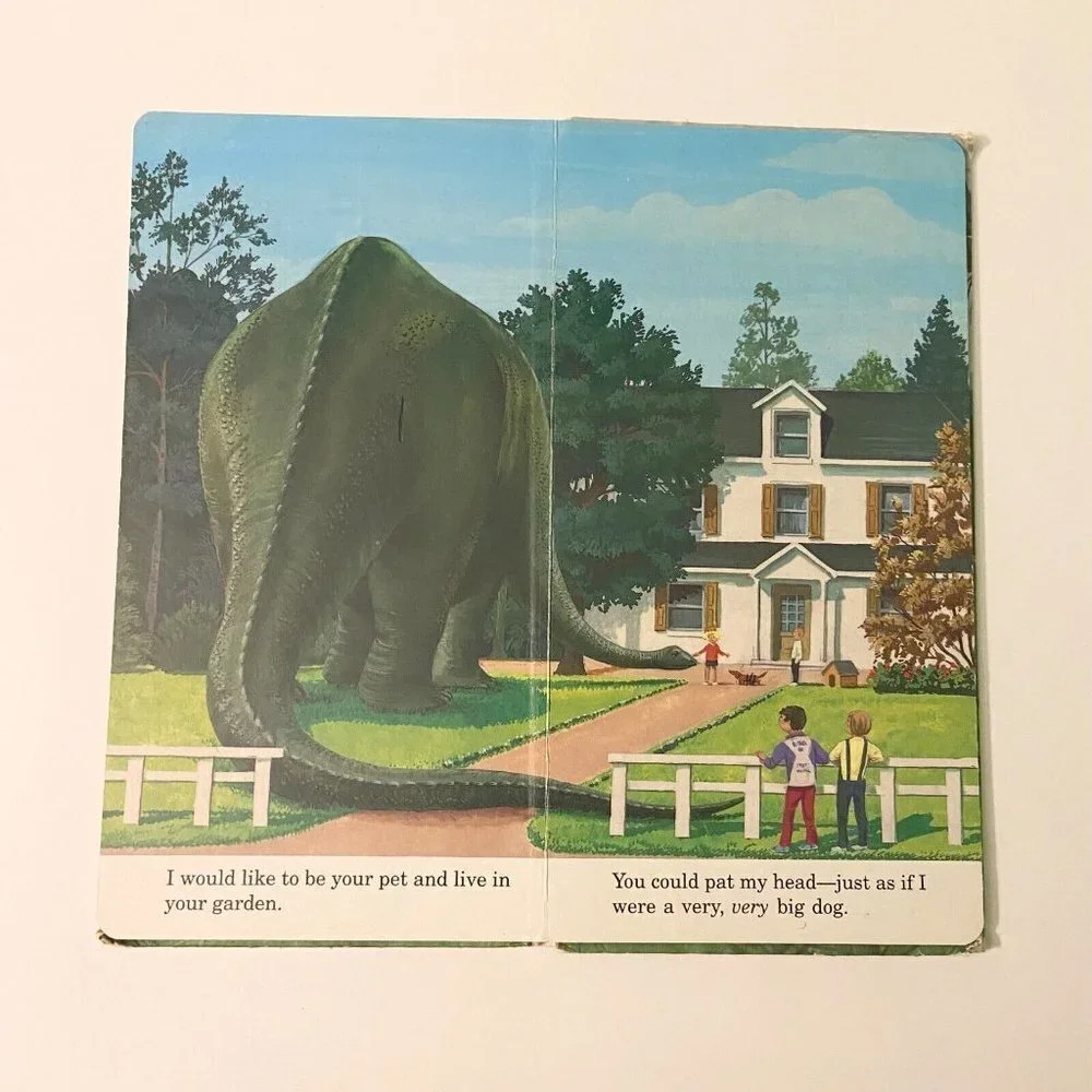 Vintage 1989 I Am  a Big Dinosaur Book Francois Crozat - Picture 15 of 16